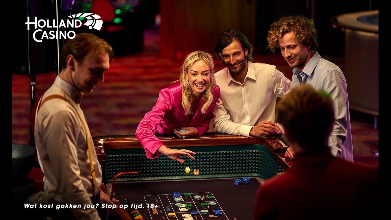 Holland Casino, Entree + hapje + drankje voor 2 bij Holland Casino