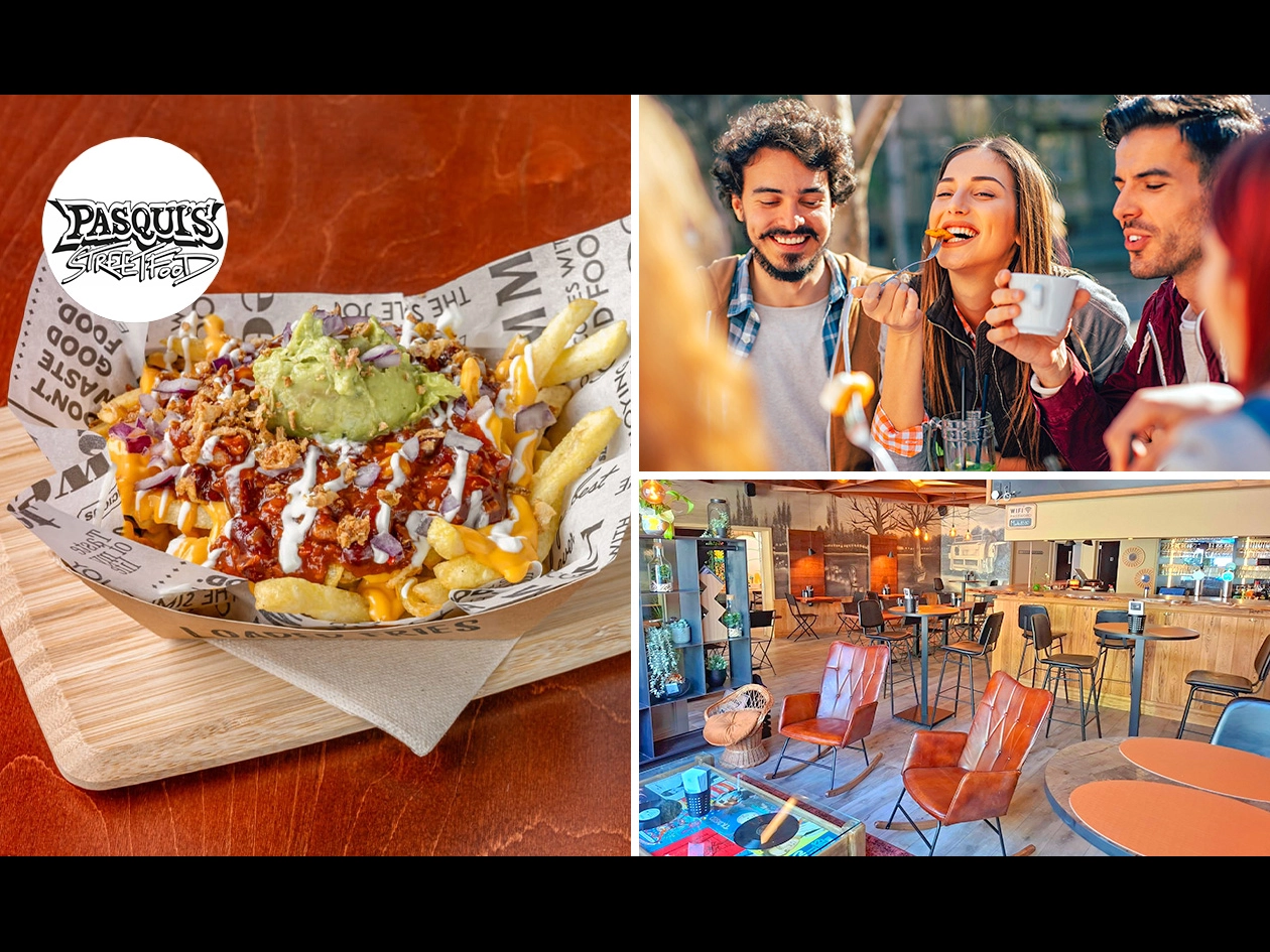 Pasqui's Streetfood, 2-gangen keuzelunch of -diner koffie/thee