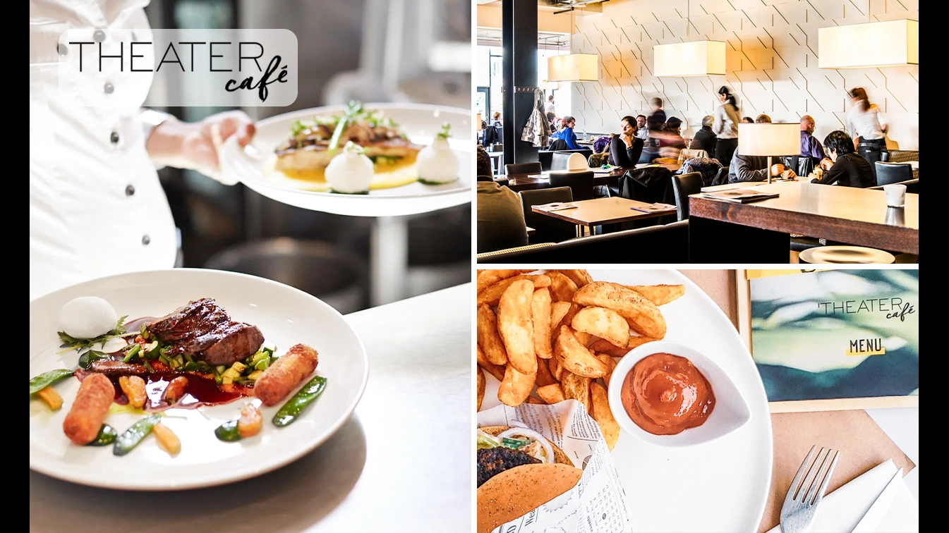 Theatercafé, 2 of 3gangen keuzediner of lunch bespaar 37 in Hasselt via Social Deal